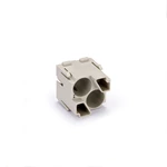 Connecteur modulaire robuste à blindage HDC CM BUS MV2 2 broches H2M-002