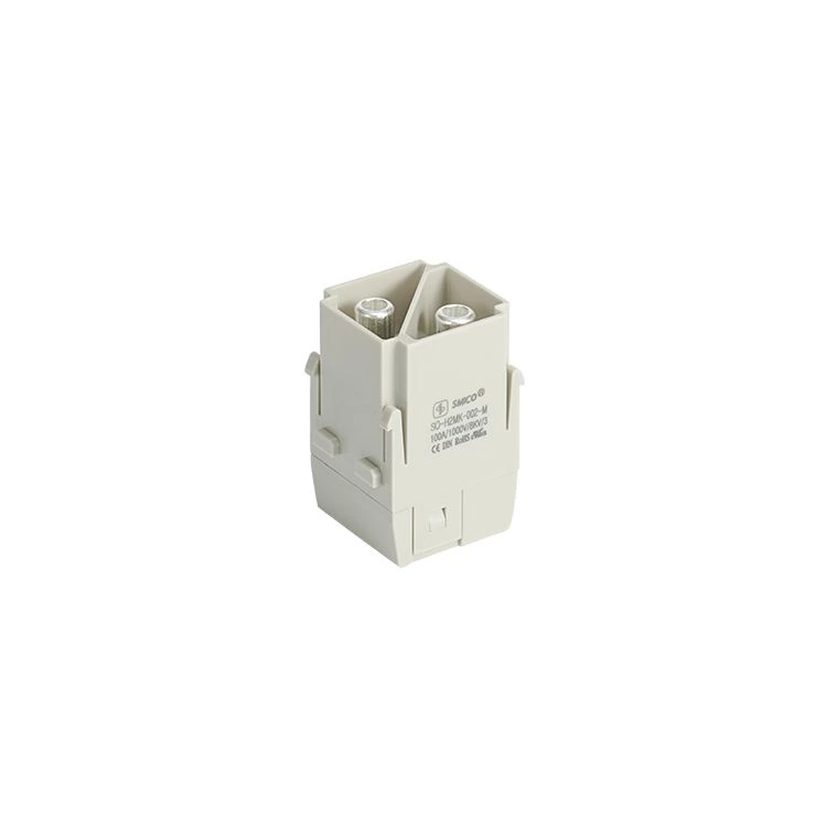 Connecteur robuste à 2 broches H2MK-002 100 A, borne à vis axiale