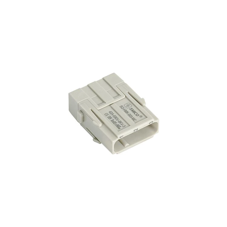 Connecteur électrique axial robuste 40 A 3 broches