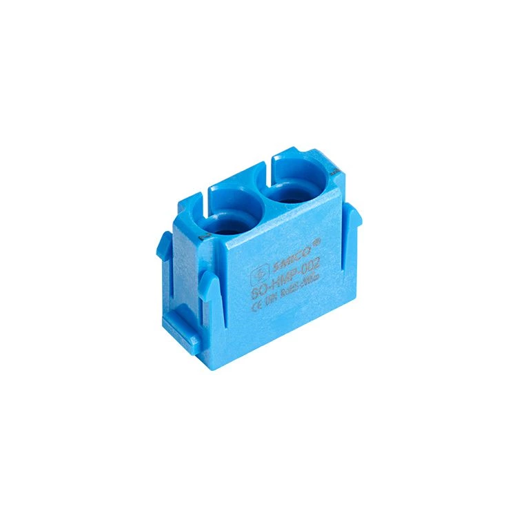 Connecteur électrique pneumatique robuste en polycarbonate