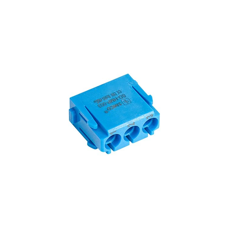 Connecteur électrique pneumatique robuste en polycarbonate