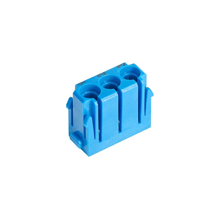 Connecteur électrique pneumatique robuste en polycarbonate