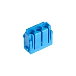 Connecteur électrique pneumatique robuste en polycarbonate