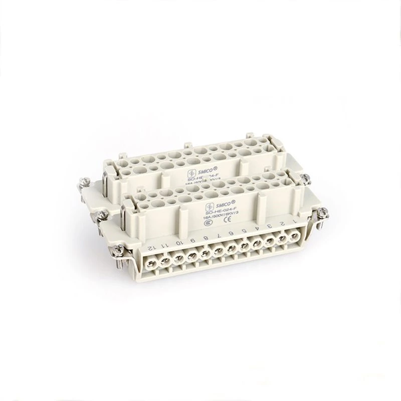 Connecteurs électriques automobiles HE-048 48 broches femelles Inserts IP65 utilisation pour robot