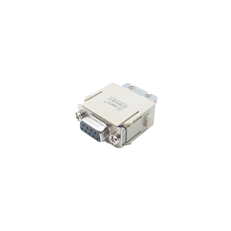 Connecteurs modulaires HMDS 9 broches robustes avec contacts plaqués argent