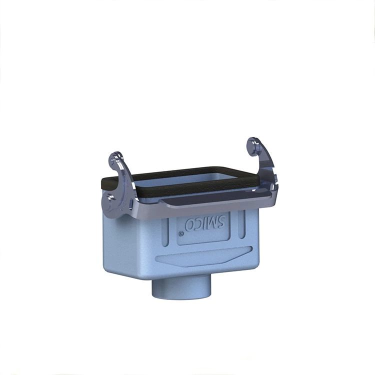 Connecteur multipolaire industriel H10B avec capot et boîtier