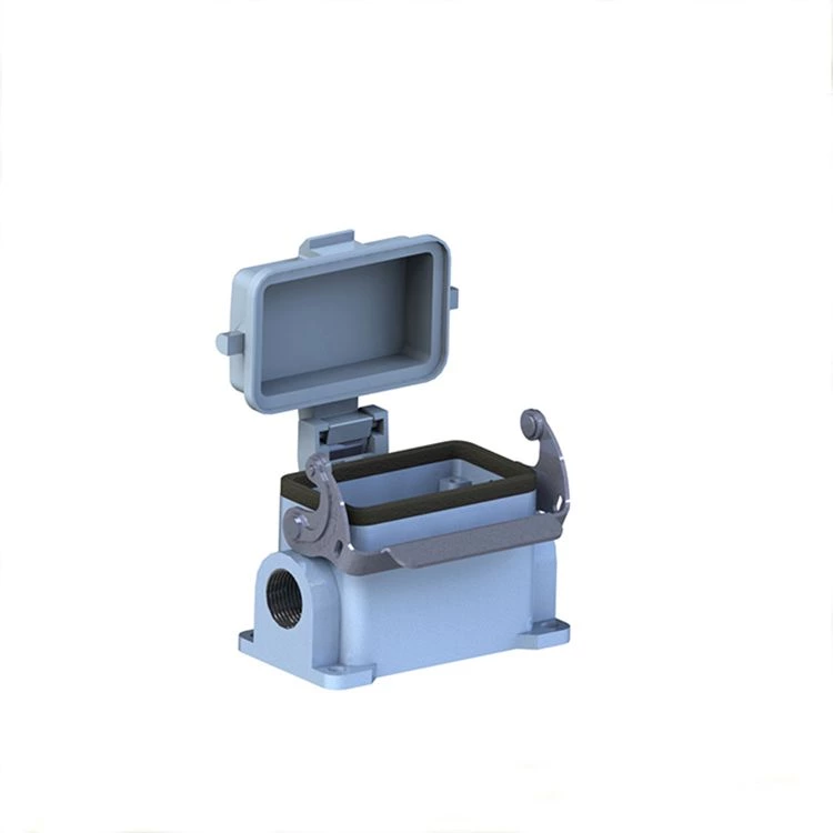 Boîtier de connecteur robuste H10B avec couvercle