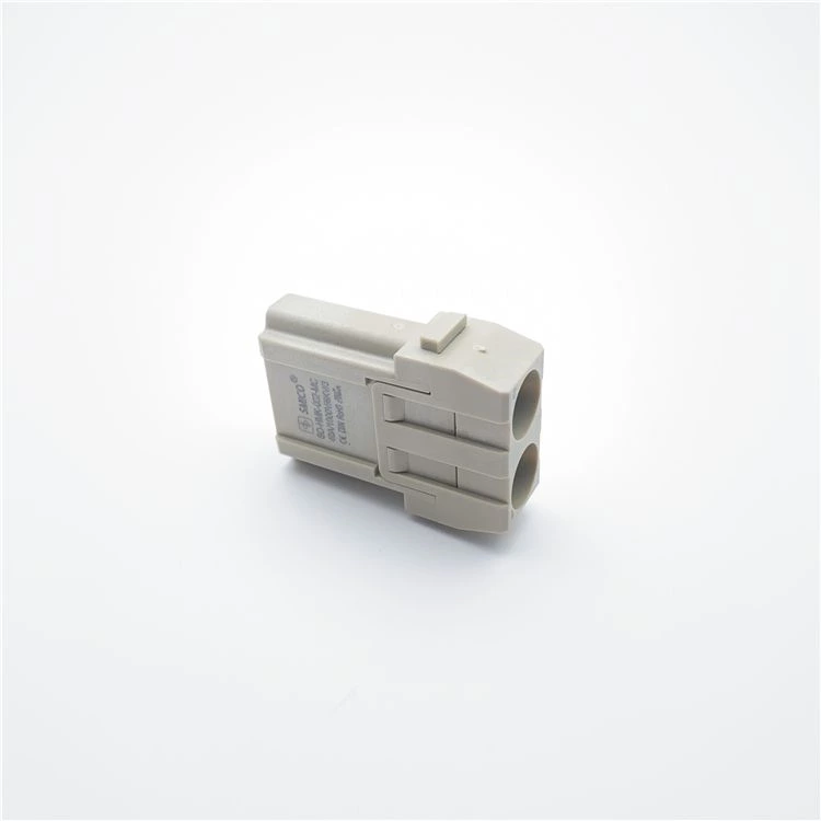 Connecteurs modulaires HDC 2 broches 40 A avec contacts plaqués argent