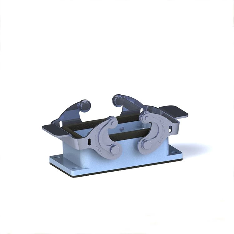 Capots et boîtiers métalliques pour montage sur cloison H10B Connecteur de câble robuste