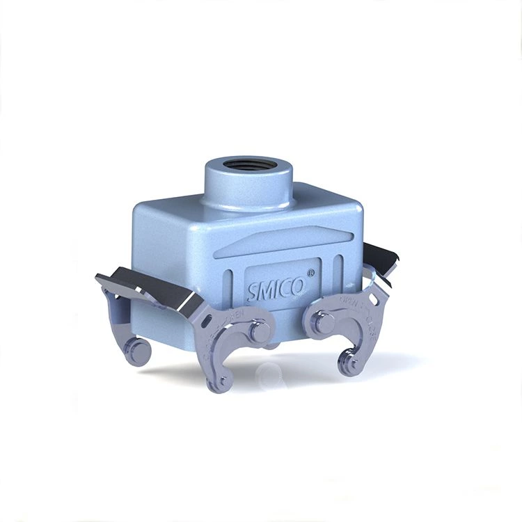 Capot et boîtier H10B pour connecteur robuste, entrée par le haut