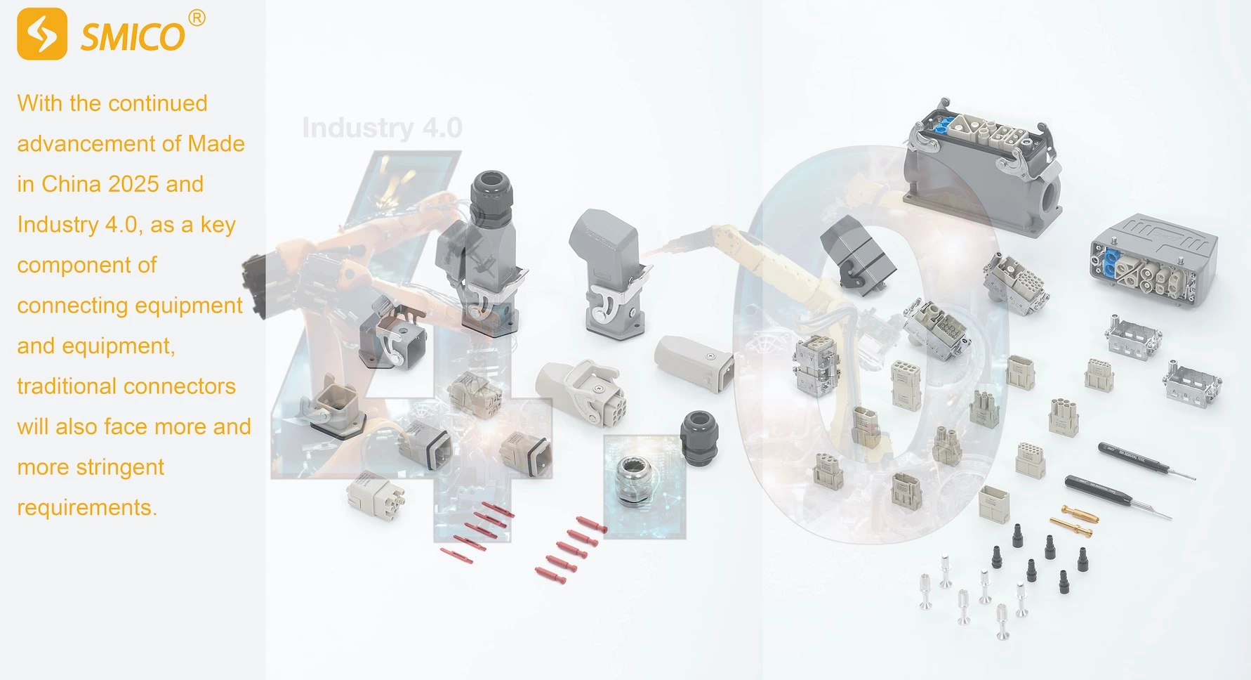 Nouvelle croissance des connecteurs robustes dans le cadre de l'Industrie 4.0