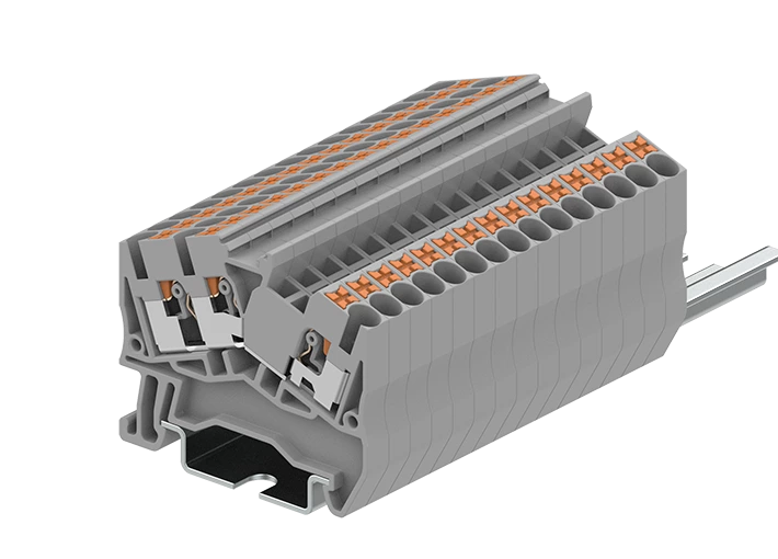 Fabricant et usine de connecteurs de borniers pour rail DIN