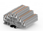 Bornier électrique en plastique étanche pour rail DIN
