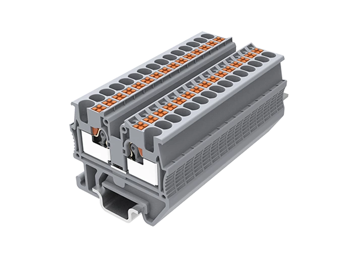 Borne de rail de guidage à ressort enfichable PTM1.5-2-G