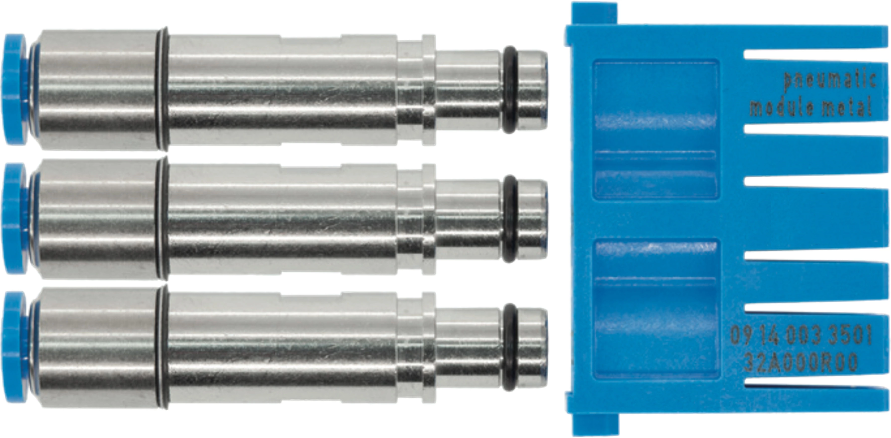 Connecteurs robustes pour module pneumatique en métal 09140006350