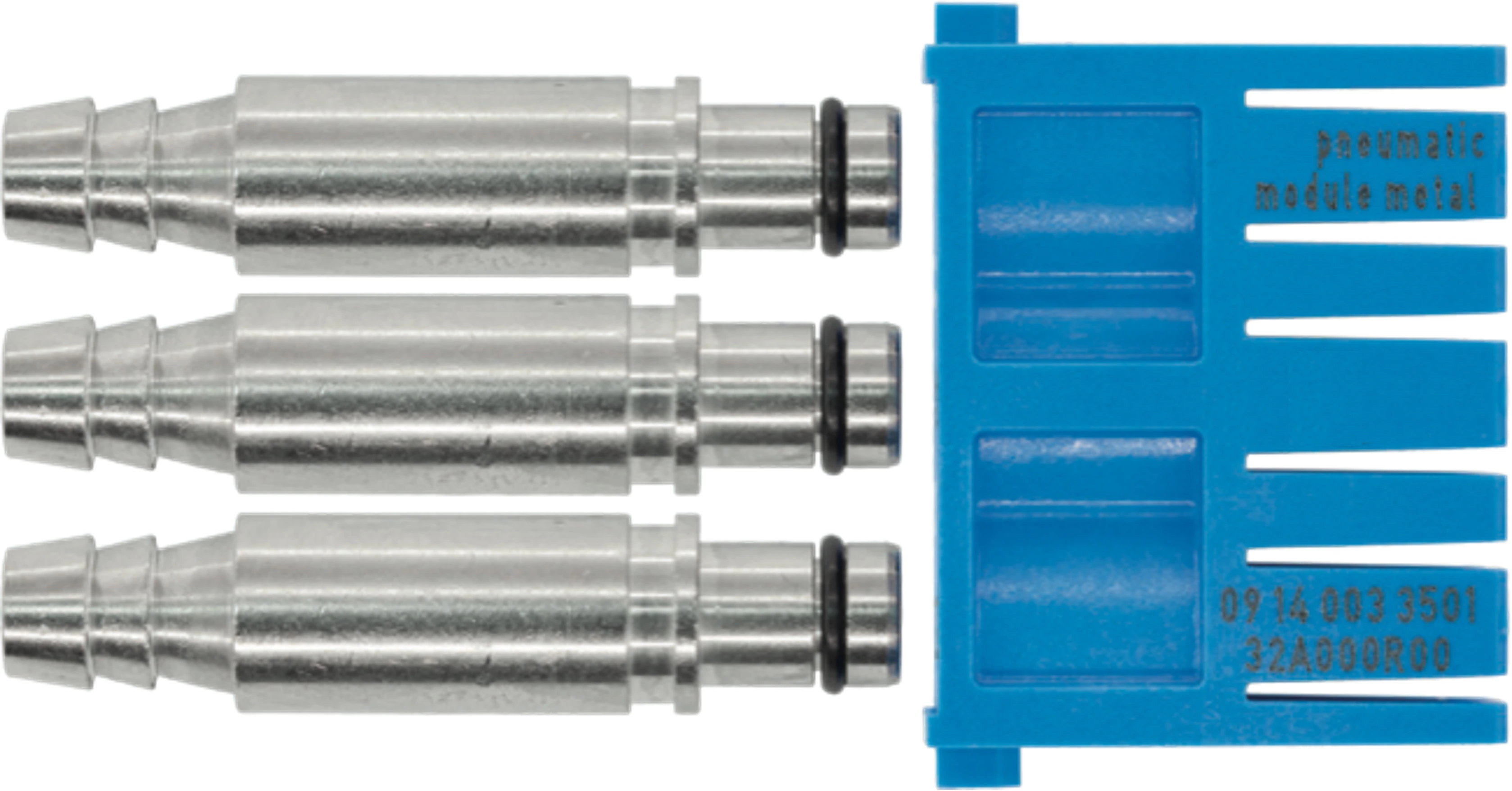 Connecteurs robustes pour module pneumatique en métal 09140006350