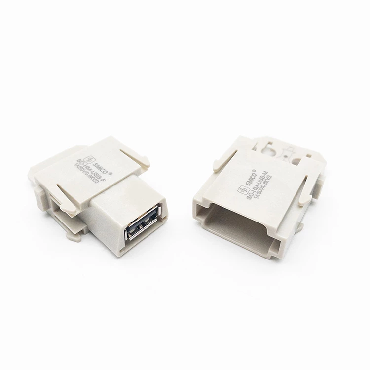 Connecteur robuste HM-USB-F Module mâle changeur de genre 09140014701