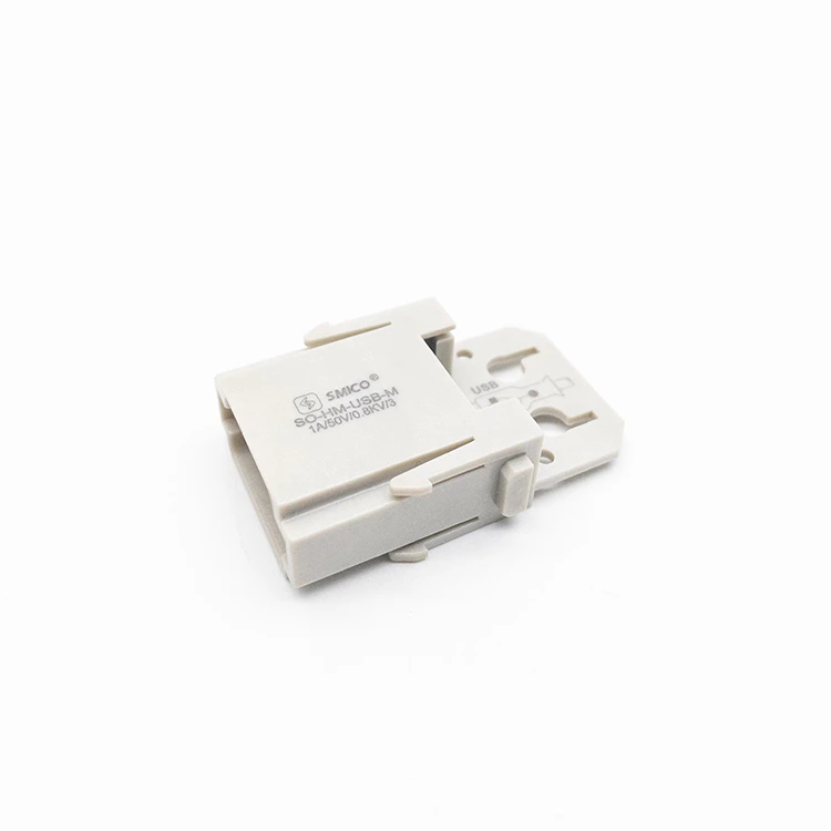 Connecteur modulaire robuste, module USB mâle, changeur de genre 09140014601