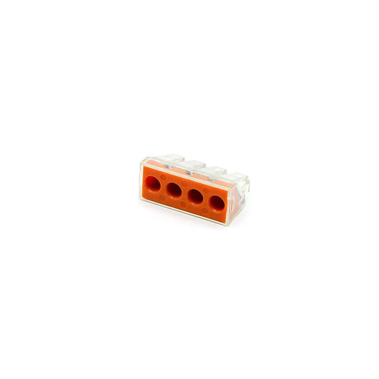 Connecteur de borne de fil série 773 Connecteur rapide 104D Connecteur de fil à poussoir à 4 broches