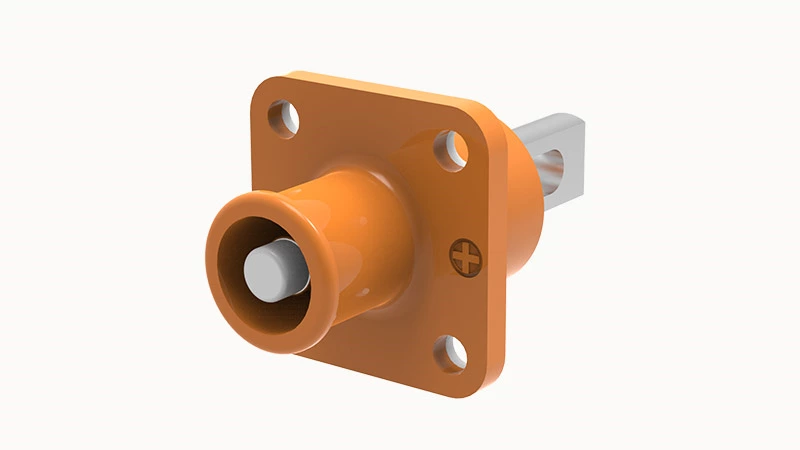 Connecteur haute tension à angle droit IP67, connecteur étanche pour batterie au lithium, scooter électrique, voiture