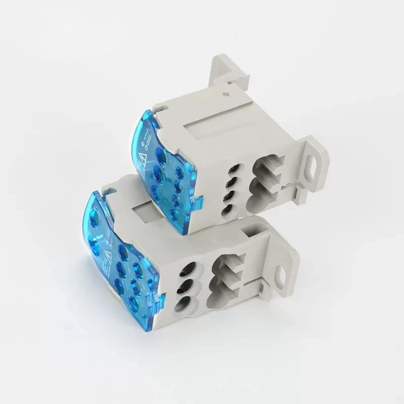 Bornier de distribution pour rail DIN série UKK