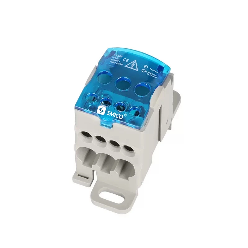 Bornier de distribution pour rail DIN série UKK