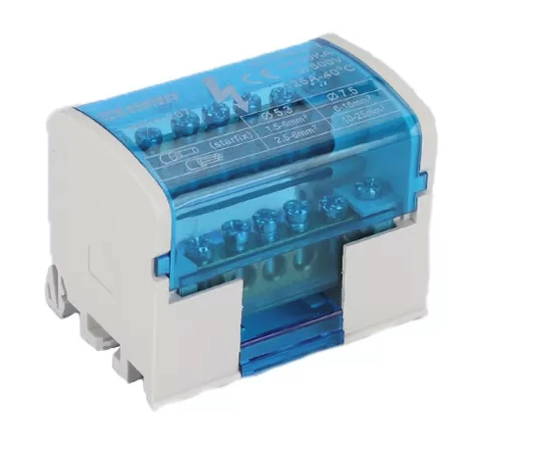 Bornier de distribution de jeu de barres UK207