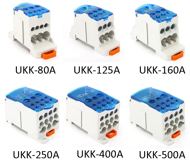 Blocs de distribution unipolaires/multipolaires UKK 630A