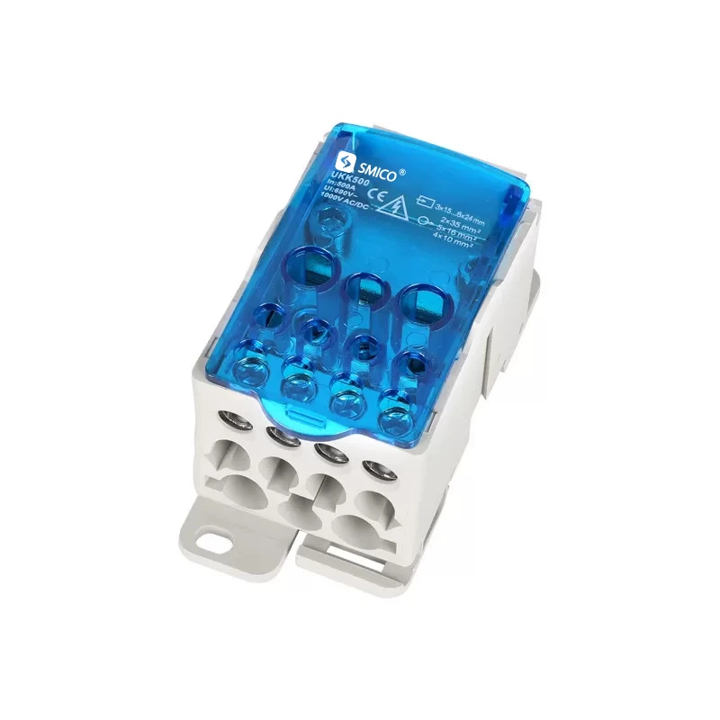 Bornier de distribution d'alimentation sur rail DIN UKK 500 A