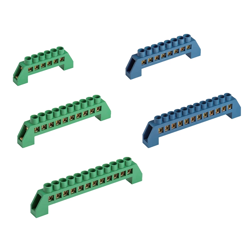 Borniers en cuivre série T004 Bloc de distribution à vis M4 M5 avec laiton