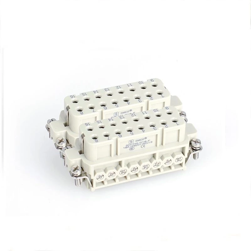 Connecteur rectangulaire pour éviter la saleté