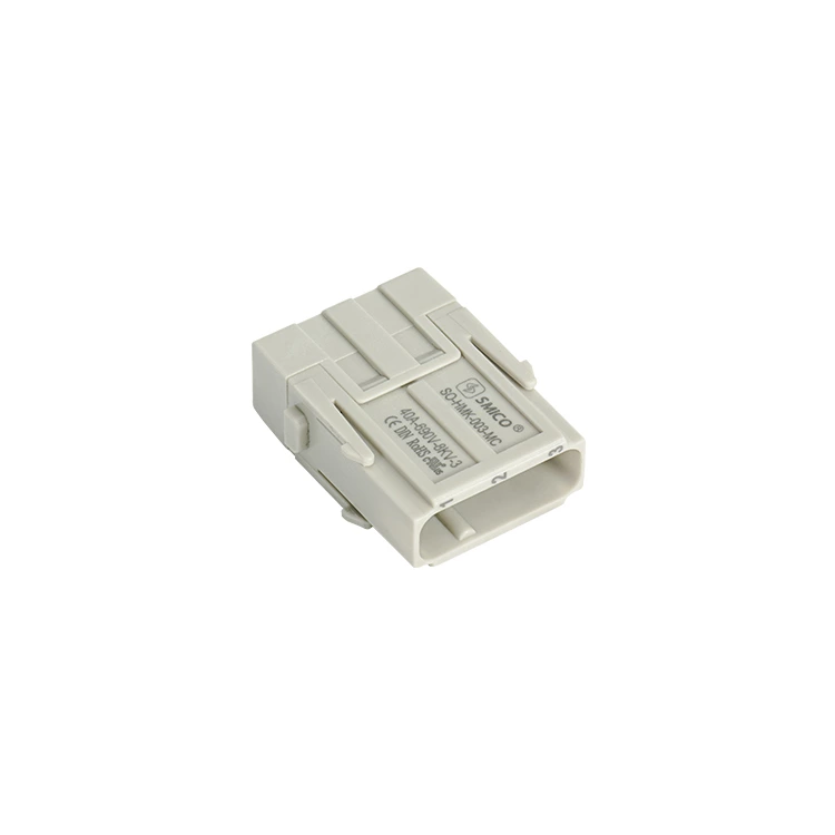 Connecteur modulaire robuste SMICO HMK-003-MC 40 A à sertir type 09140033001