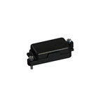 Connecteur rectangulaire HPR couvercle métallique IP68 HP6B/H-MCV-2S pour environnements extérieurs difficiles 09400065411 couvercle de protection