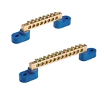 Borniers de distribution en cuivre série T002 avec laiton