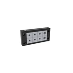 Système d'entrée de câbles IP54 Classe de résistance au feu UL94-V0 Auto-extinguible Cadre amovible KBL 16/8