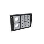 Système d'entrée de câble IP54 Classe de flamme UL94-V0 Auto-extinguible Cadre amovible KBL 24/14-MT