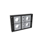 Système d'entrée de câbles IP54 Classe de résistance au feu UL94-V0 Auto-extinguible Cadre amovible KBL KBL 24/8-MT