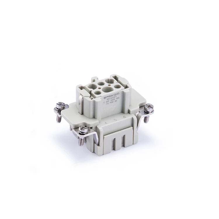 Connecteur rectangulaire 09330062702 Borne à sertir 6 broches femelle insert