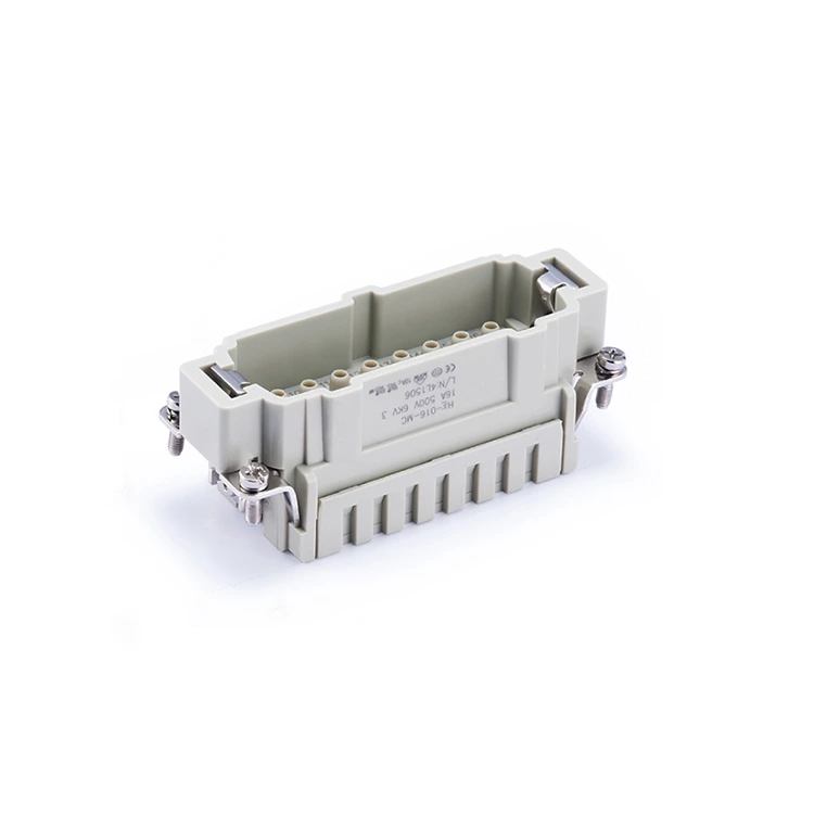 Connecteur industriel robuste HE-016-MC, borne à sertir 09330162602