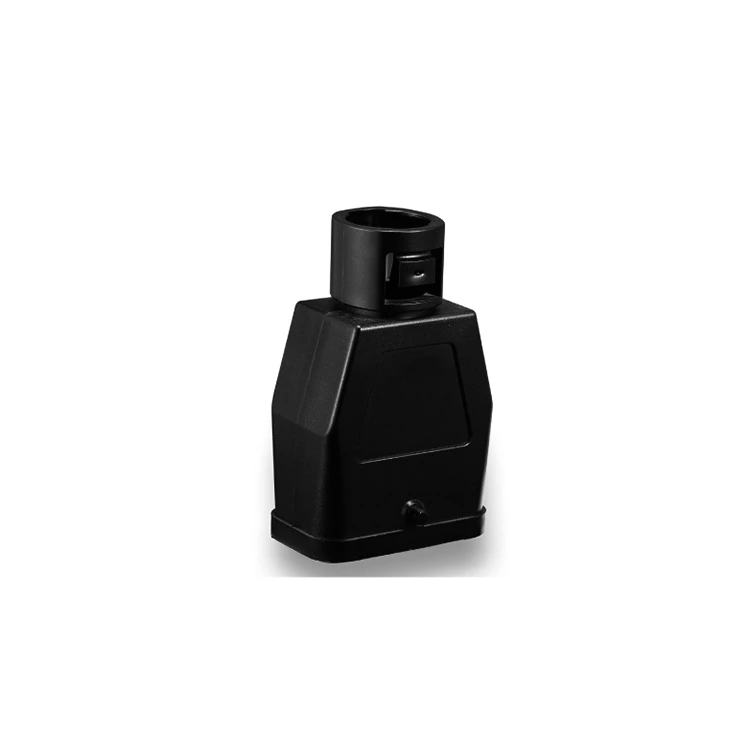 Capot en plastique noir étanche IP65, entrée supérieure SO-HC.P-TK-2B-PAFS18, connecteur robuste 09120080428