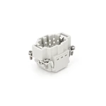 Connecteur robuste 6 broches 16 A à cage rapide, connecteur rectangulaire HE-006-MS 09330062616