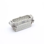 Connecteur industriel robuste HE-016-MSB, borne à ressort 16 A, 16 broches