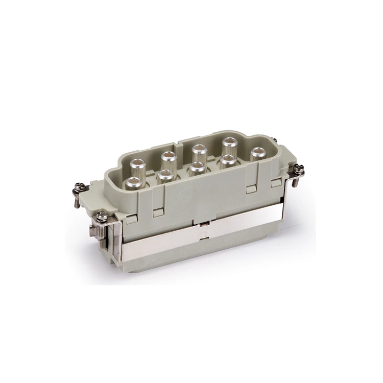 Connecteur robuste HK-008/0-M, série HK, 8 broches, 100 A, inserts mâles 09380082653