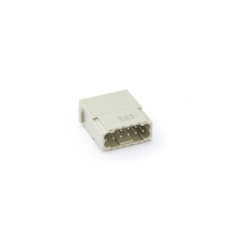 Connecteur mâle robuste 12 broches HMD-012-MQ, module à verrouillage rapide