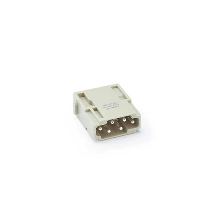 Connecteur électrique modulaire robuste à 6 broches HME-006-MQ, borne à insertion rapide 09140062633