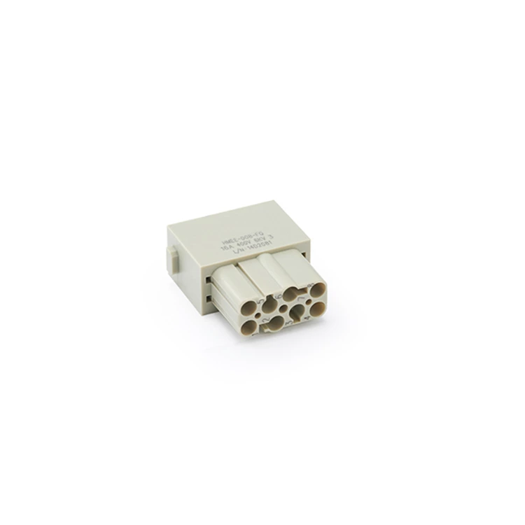 Connecteur modulaire robuste à 8 broches SO-HMEE-008-FQ, borne à insertion rapide 09140082733
