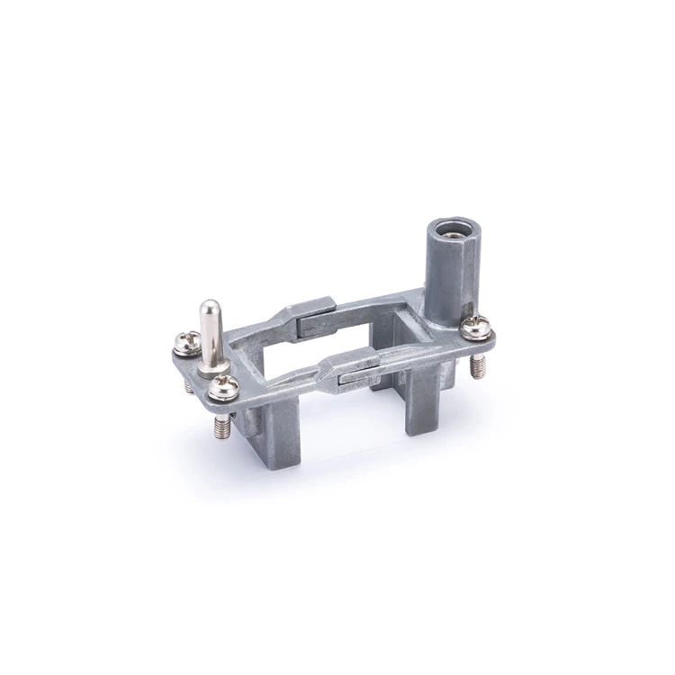 Connecteur modulaire à cadre articulé HF10A pour combinaison modulaire simple pour capot et boîtier H10A 09140000304